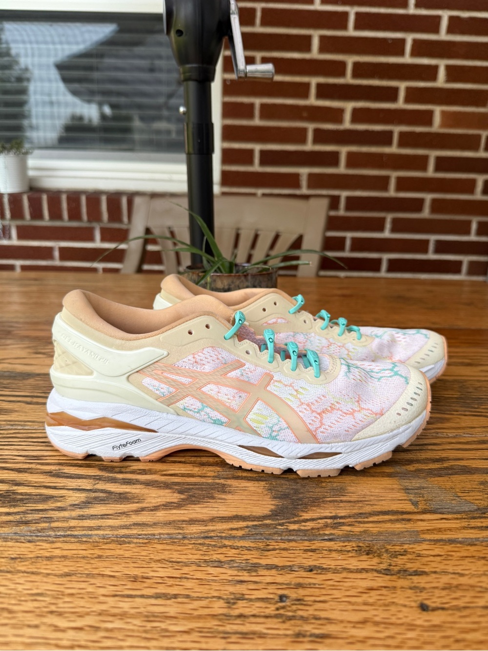 ASICS CUSTOM Gel Kayano 24 Lite-Show Sneakers in the Apricot Ice US 8,5 / EU 40